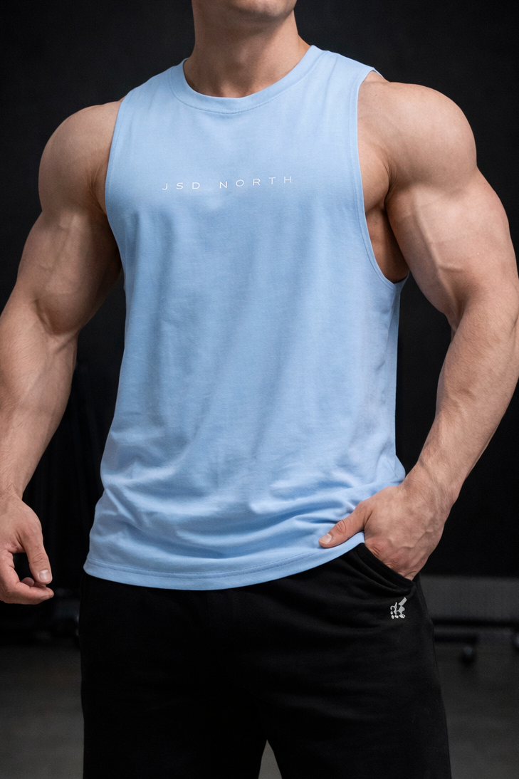 Jed North Men's Apollo Men's Sleeveless Training Tee - Blue
