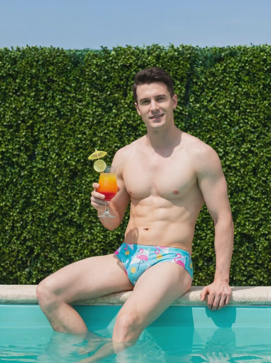 Swim Brief Pina Colada - Poolside Motion Clip