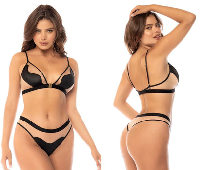 Ensemble deux pièces Mapale 2747 Liv couleur nude-noir