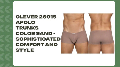 Clever 26015 Apolo Trunks Color Sand - Sophisticated Comfort and Style by@Outfy