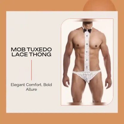 MOB Tuxedo Lace Thong by@Outfy