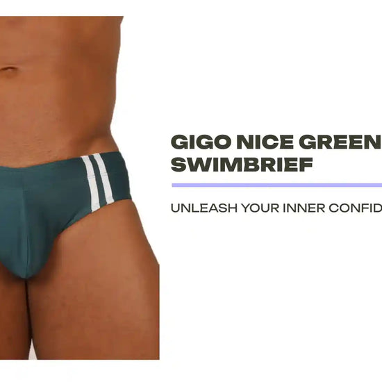 Gigo Nice Green Swimbrief by@Outfy