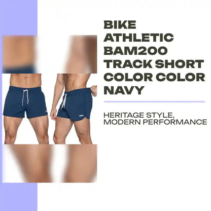BIKE Athletic BAM200 Track Short Color Color Navy by@Outfy