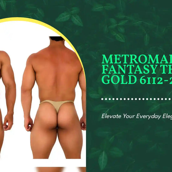 MetroMaleWear Fantasy Thong Gold 6112-21 by@Outfy