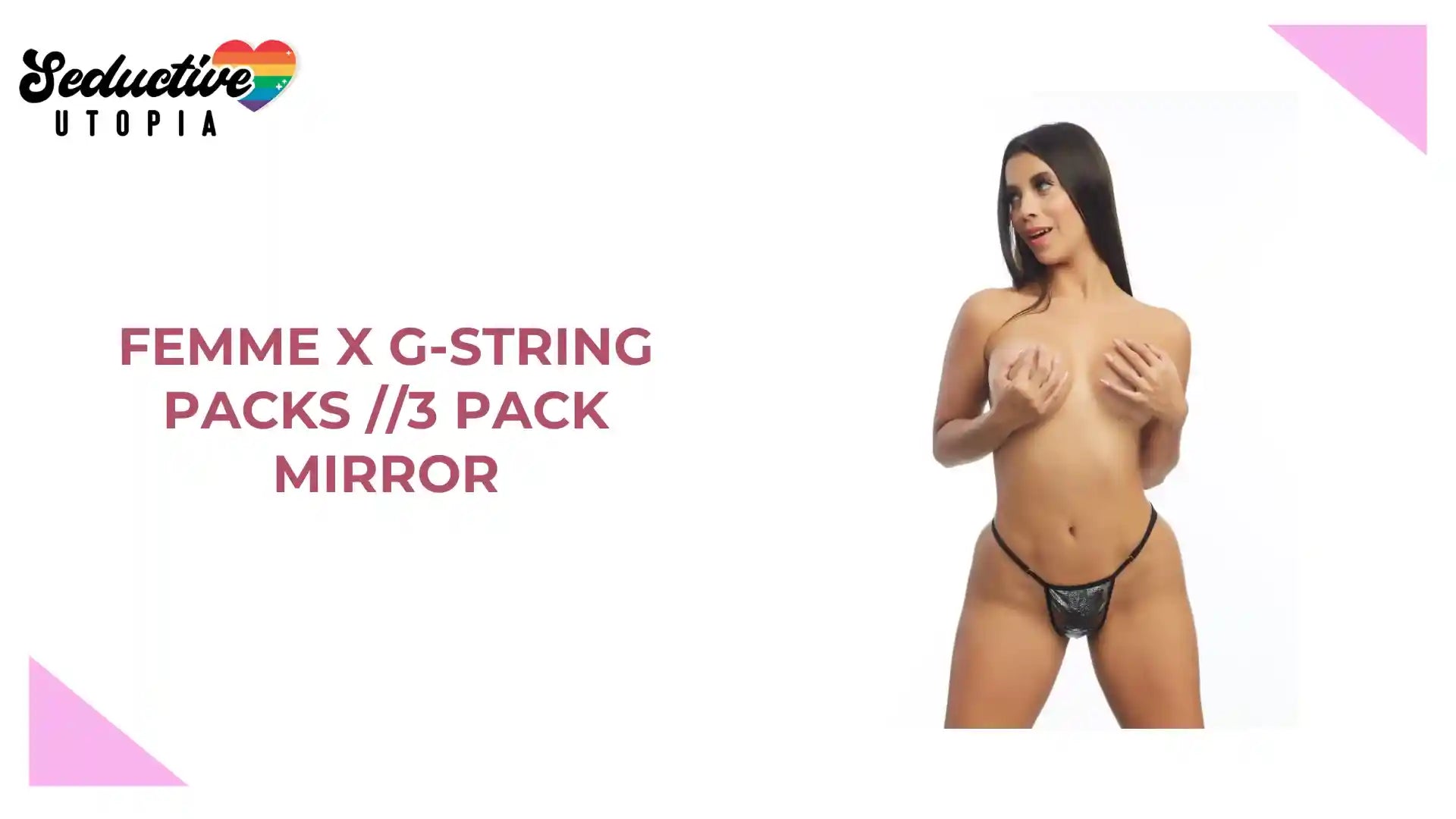 Femme X G-String Packs //3 Pack Mirror by@Outfy