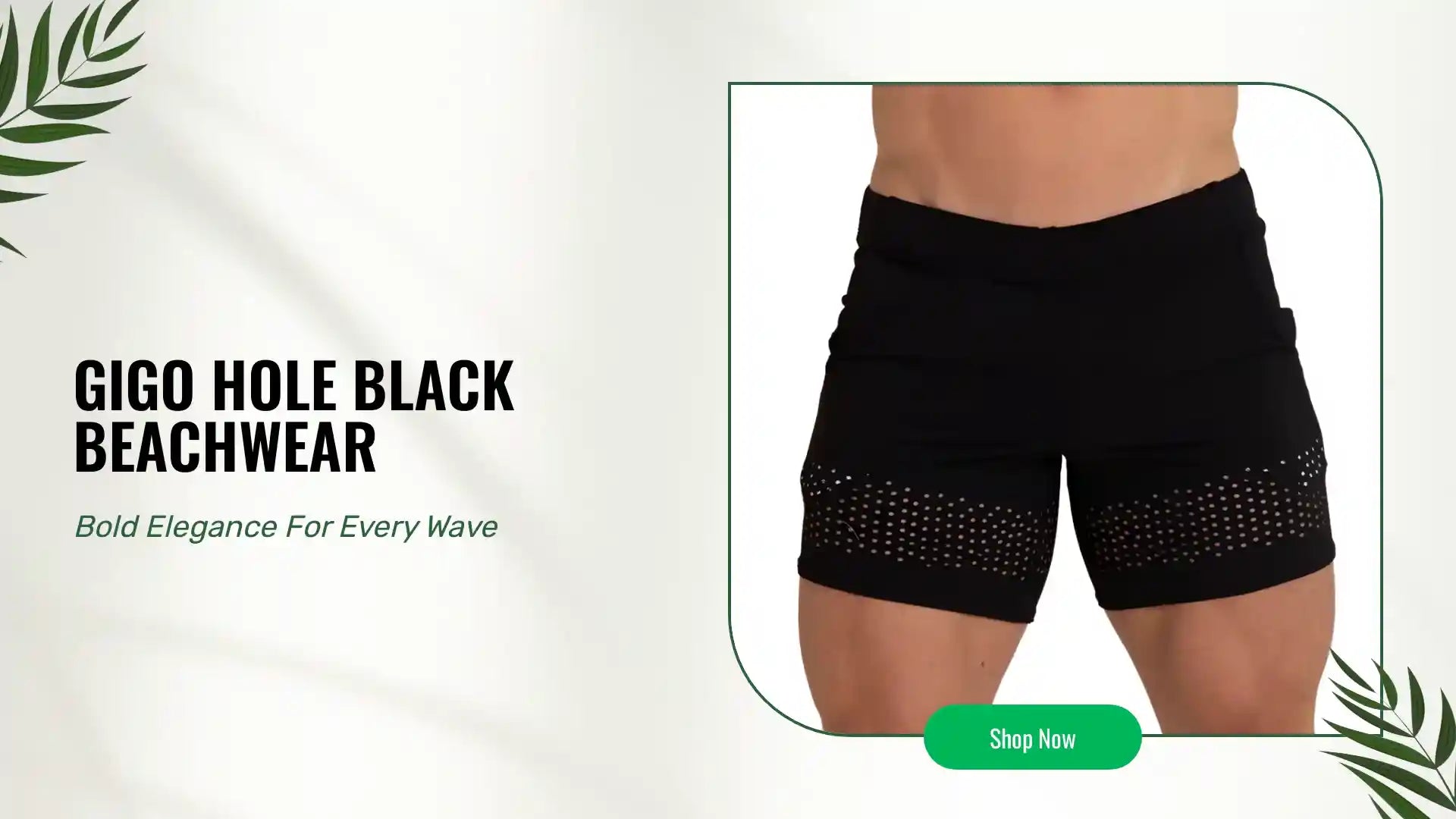 Gigo Hole Black Beachwear by@Outfy