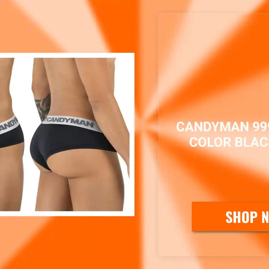 CandyMan 99932 Briefs Color Black-Silver by@Outfy