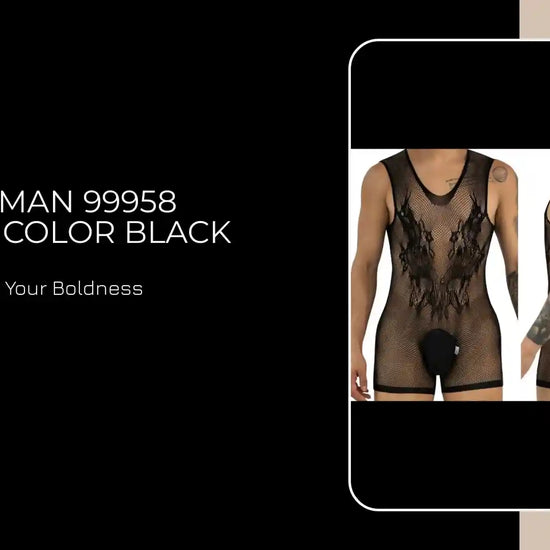 CandyMan 99958 Bodysuit Color Black by@Outfy