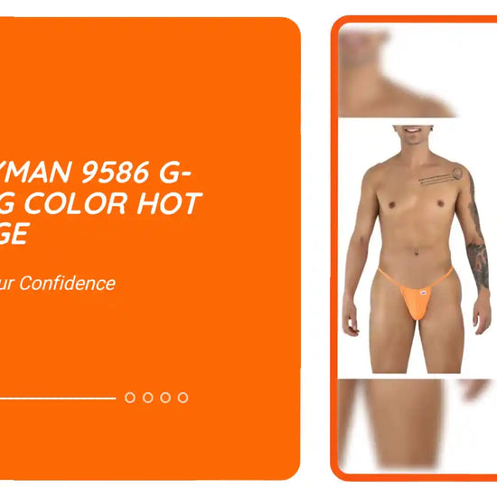 CandyMan 9586 G-String Color Hot Orange by@Outfy