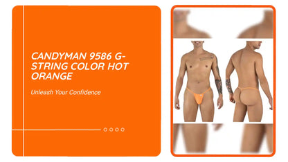 CandyMan 9586 G-String Color Hot Orange by@Outfy