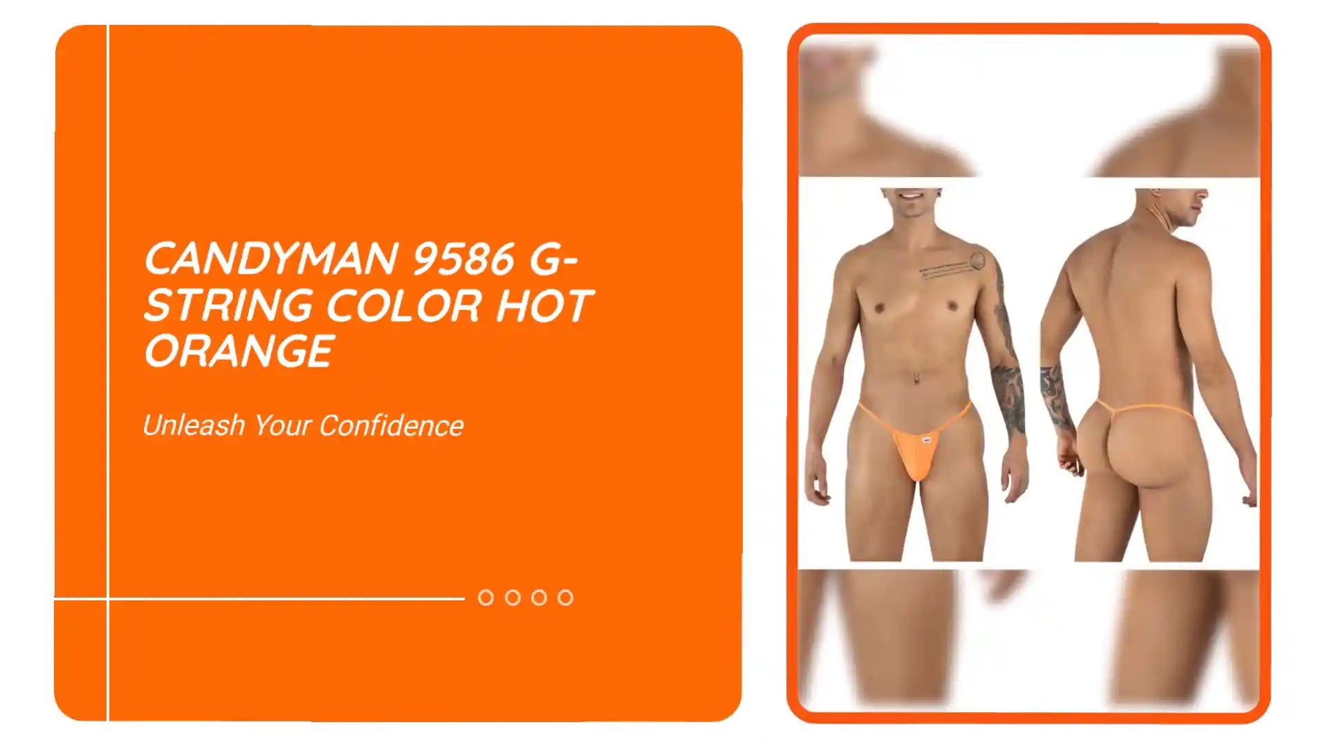CandyMan 9586 G-String Color Hot Orange by@Outfy