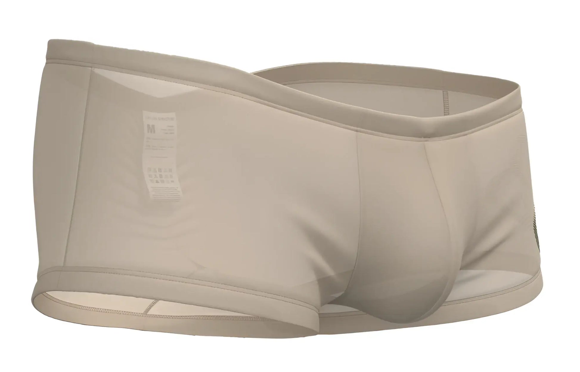 Beige men’s briefs private structure brut4390 bare hipster with smooth fit and reinforced waistband in nude color