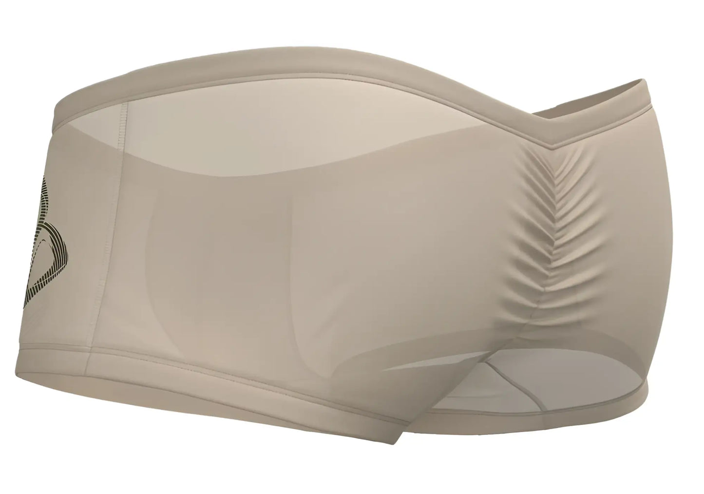 Beige seamless briefs private structure brut4390 bare hipster with subtle texture and small logo on the side