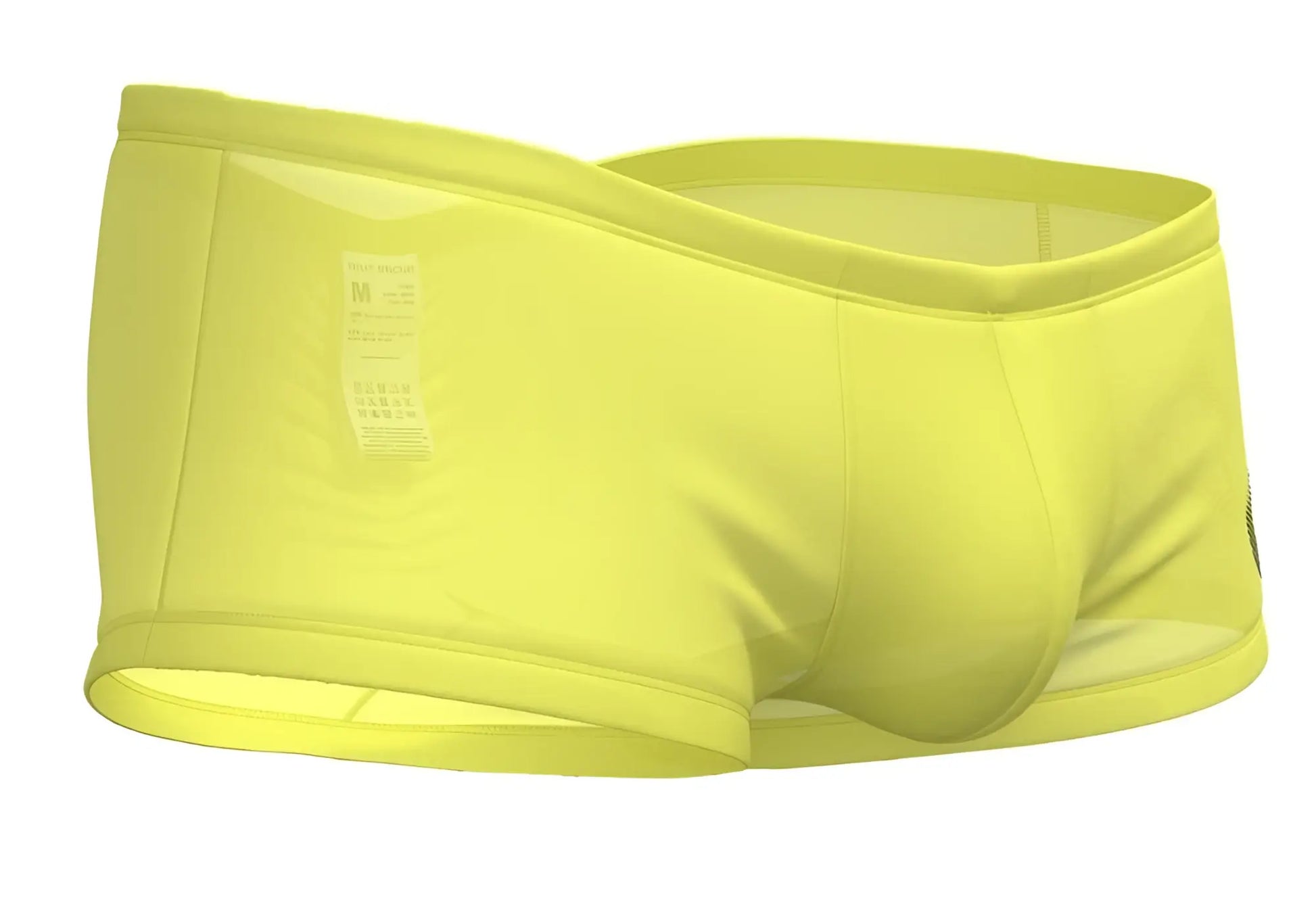 Bright yellow mens briefs private structure brut4390 bare hipster with smooth stretchy fabric and subtle seam detail