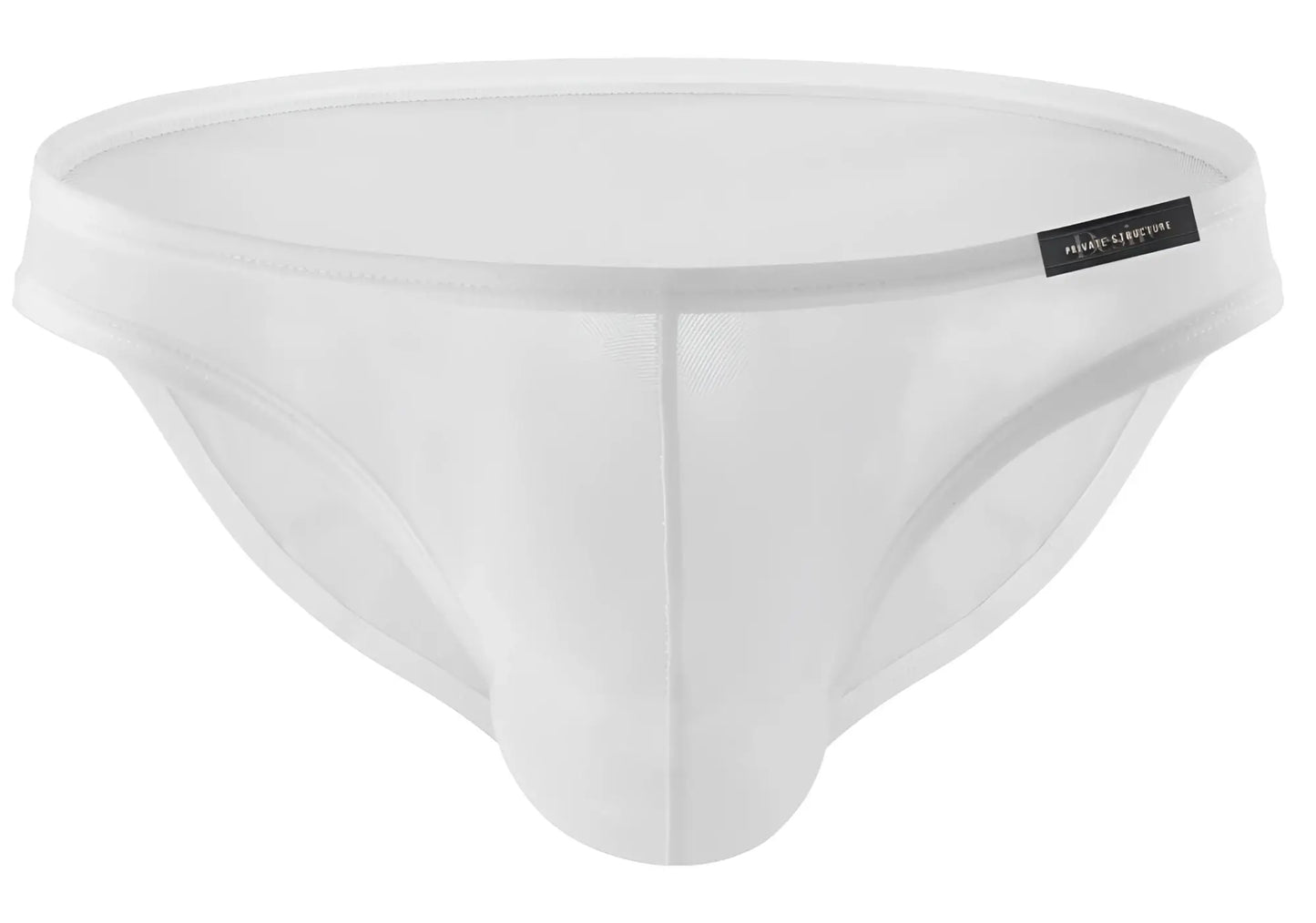 White mesh briefs private structure diamu3455bt desire intima low rise bikini with sleek fit and subtle brand tag on waistband