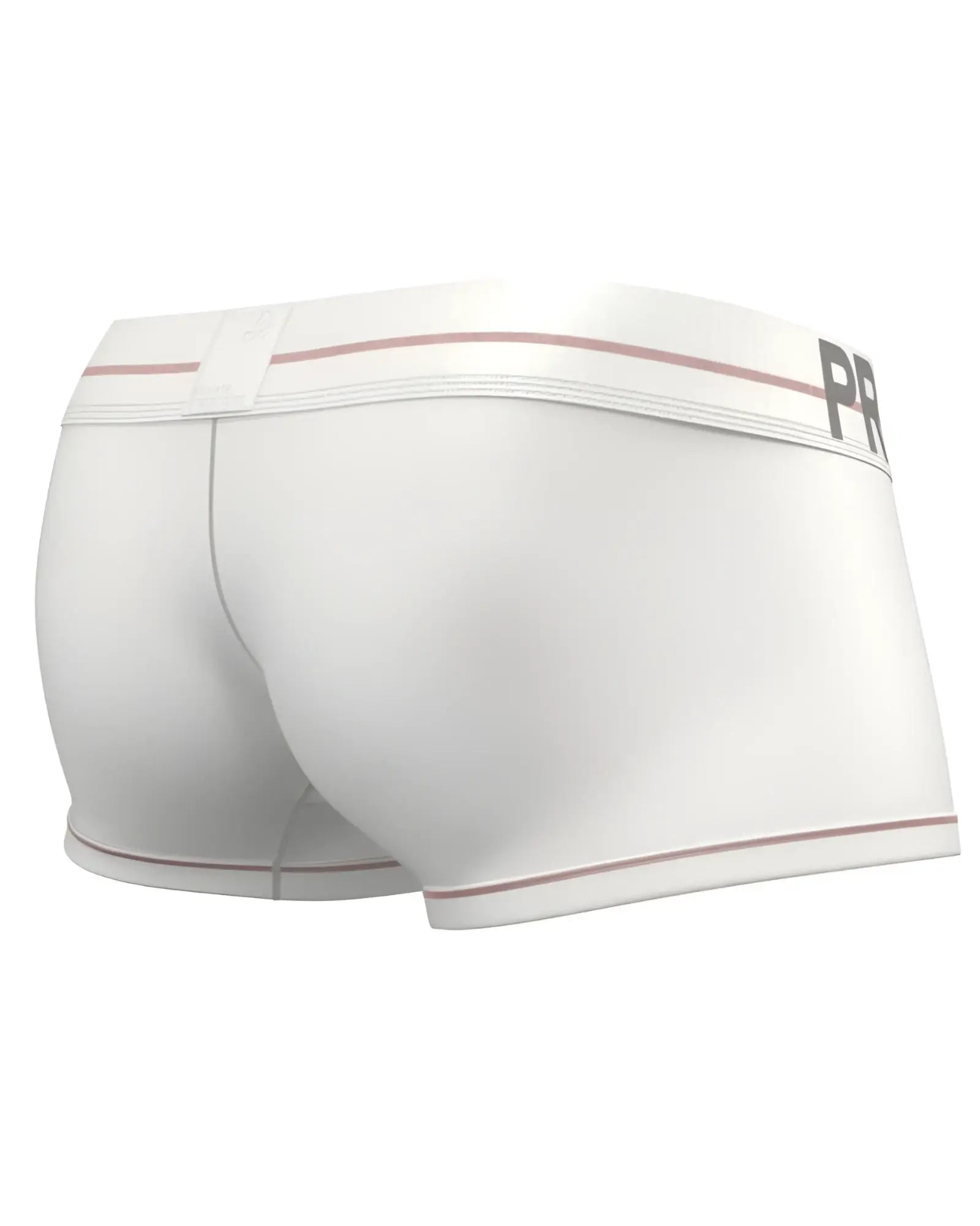 White private structure moux4103 mo lite contour brief with subtle pink trim and minimalist design
