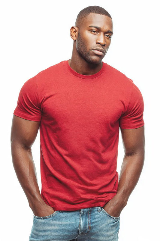Ajaxx63 Red Athletic Tri-blend Barefront