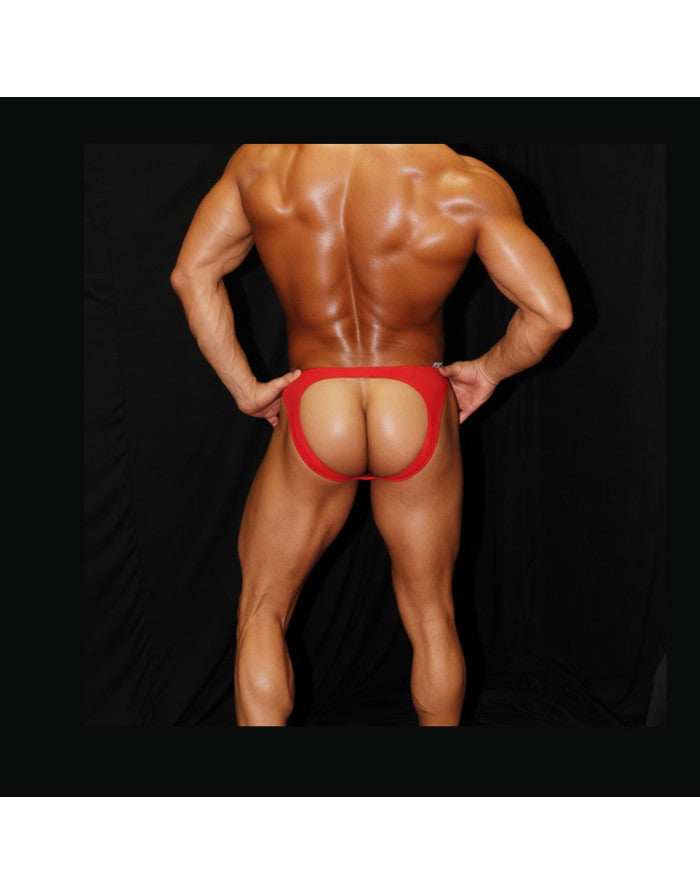 Arroyman Men's Red Bad Boy Bikini Jockstrap Underwear BAD008M