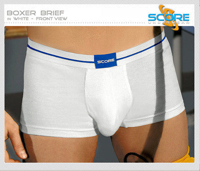 Score Herren-Boxershorts – Weiß