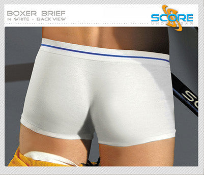 Score Herren-Boxershorts – Weiß