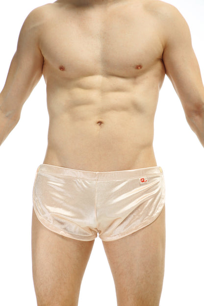 Shorts Snap PetitQ Satin Nude