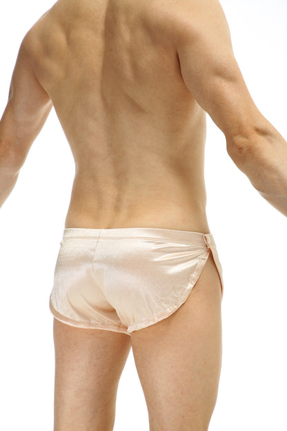 Shorts Snap PetitQ Satin Nude