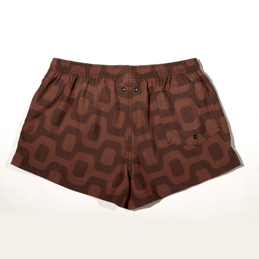 CA-RIO-CA JAVA BROWN Pavement Shorts - Italian Shorts