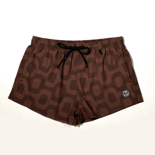 CA-RIO-CA JAVA BROWN Pavement Shorts - Italian Shorts