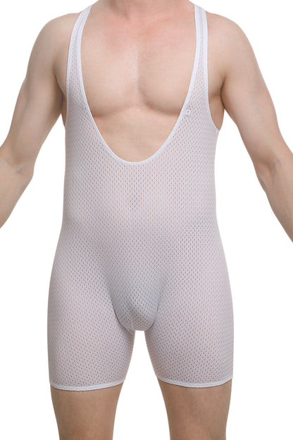 PetitQ Men's Singlet Bee White