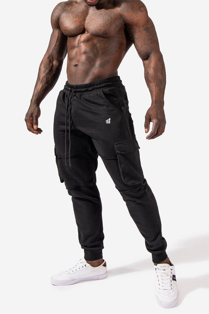 Jed North Men's Renegade Cargo Joggers - Black