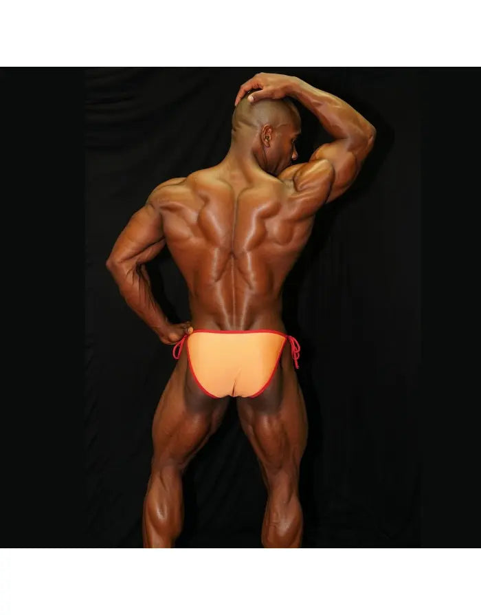 Arroyman Men's Underwear Sling Bikini - Orange/Red CRY01M