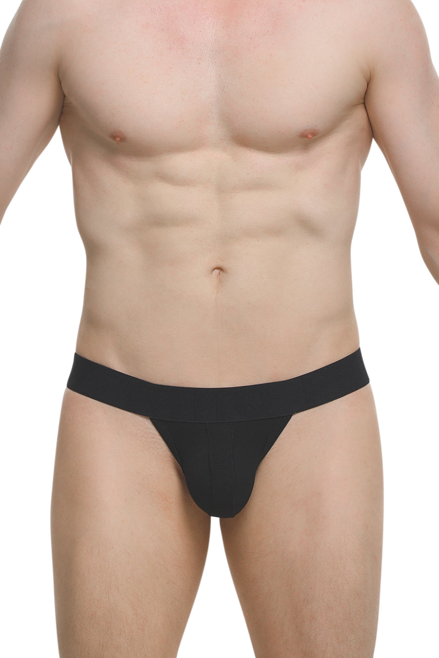 PetitQ Men's Slingshot Thong AmnÃ© Black