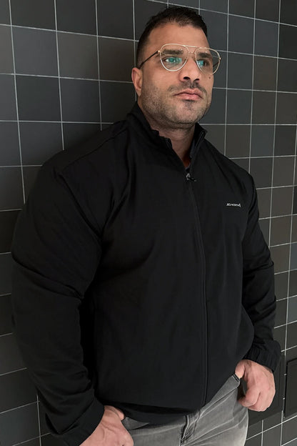 Jed North Men's Premium Athletic Training Jacket - Black