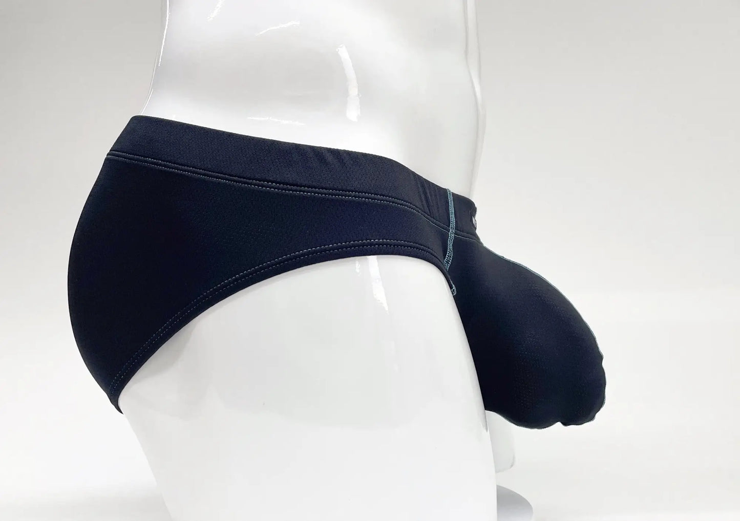 Blue stitch big boy pouch brief for men with snug fit and subtle stitching details ideal for everyday wear