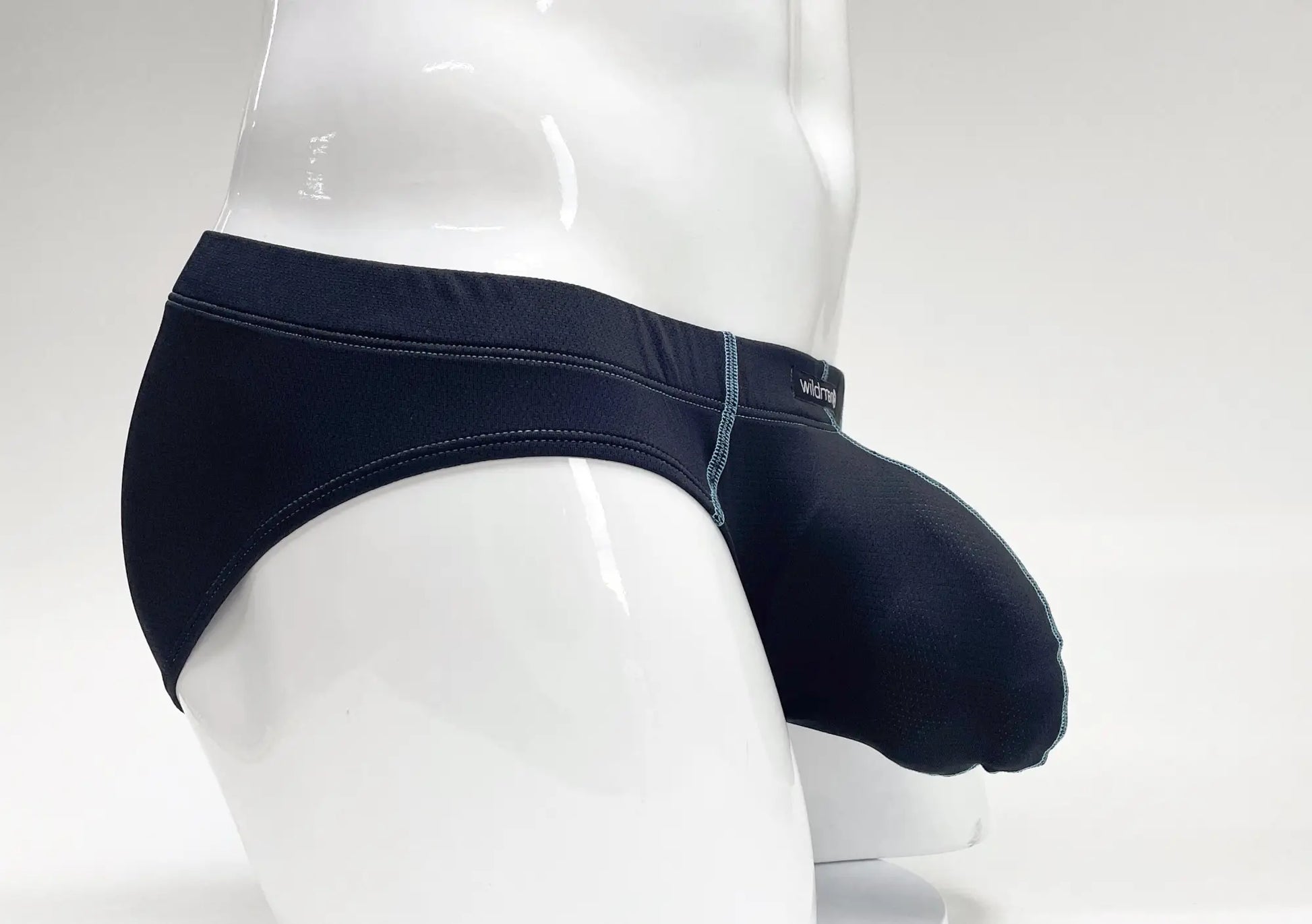 Blue stitch big boy pouch brief snug fit with subtle stitching details made of soft breathable fabric