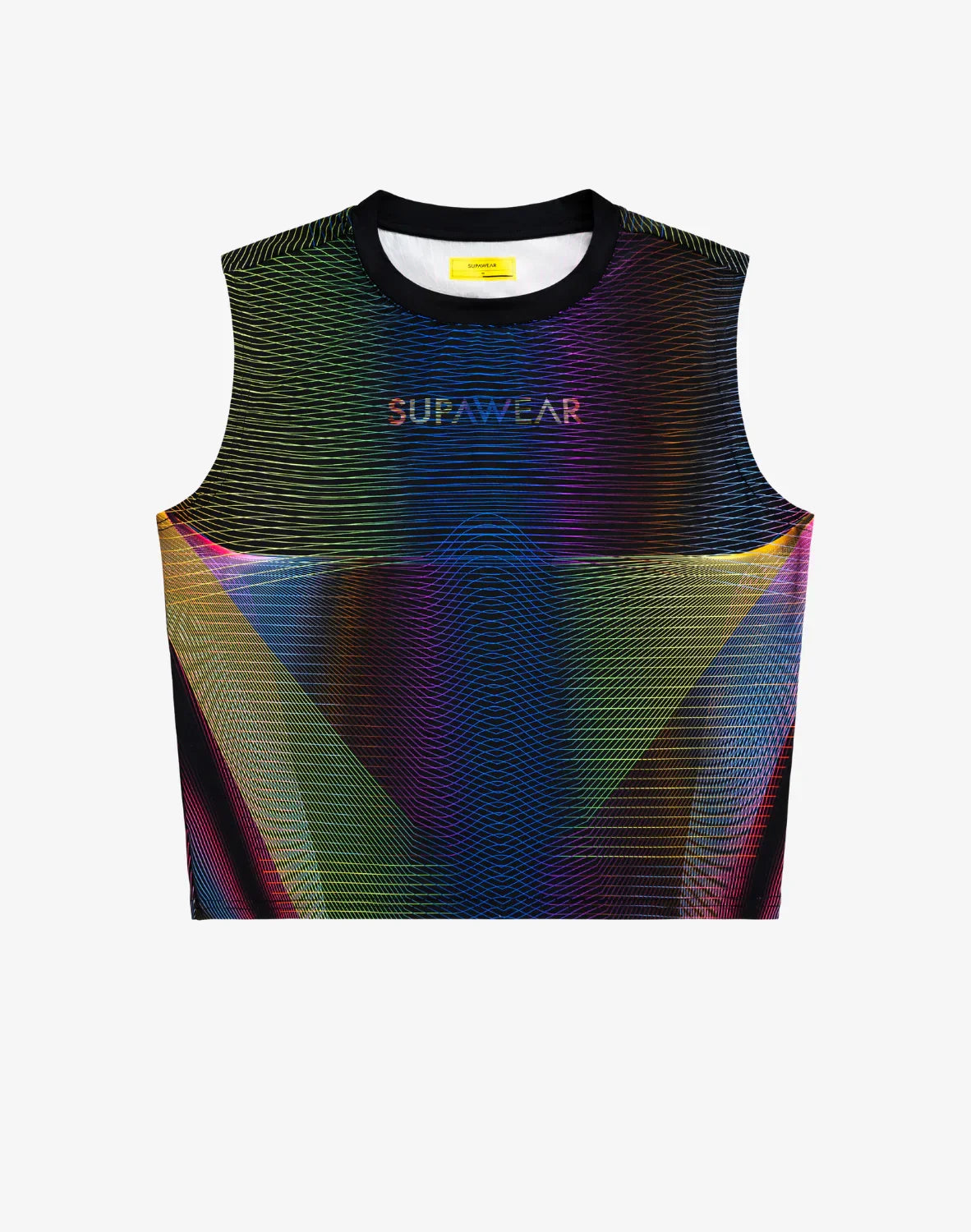 SUPAWEAR Contour Pride Crop Tank - Rainbow