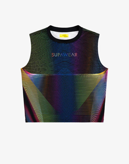 SUPAWEAR Contour Pride Crop Tank - Rainbow