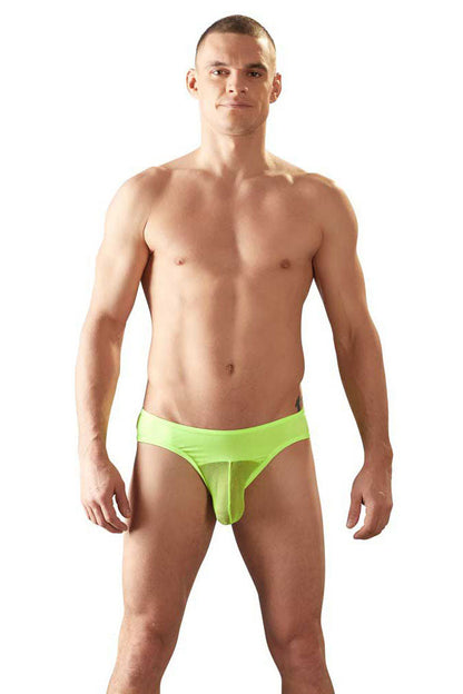 Svenjoyment Mesh Pouch Jock Bikini Jock Strap Unterhose neongelb 2120348 Größe S