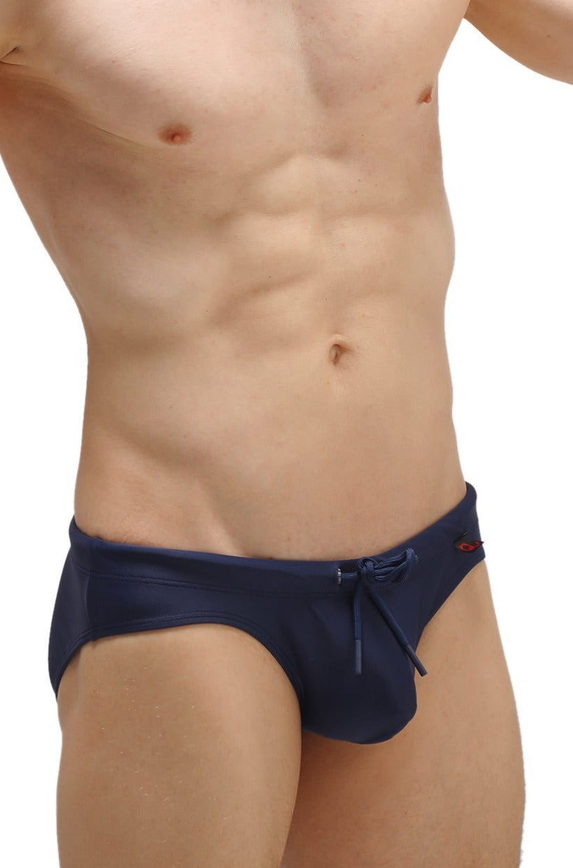 Maillot de bain bikini recyclé bleu marine