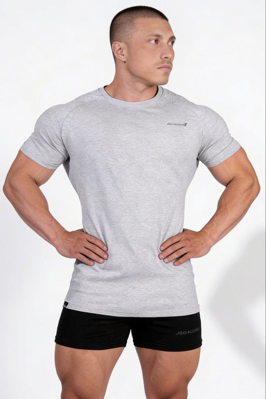 Jed North Men's Titan 2.0 Muscle-Fit T-Shirt - Heather Gray