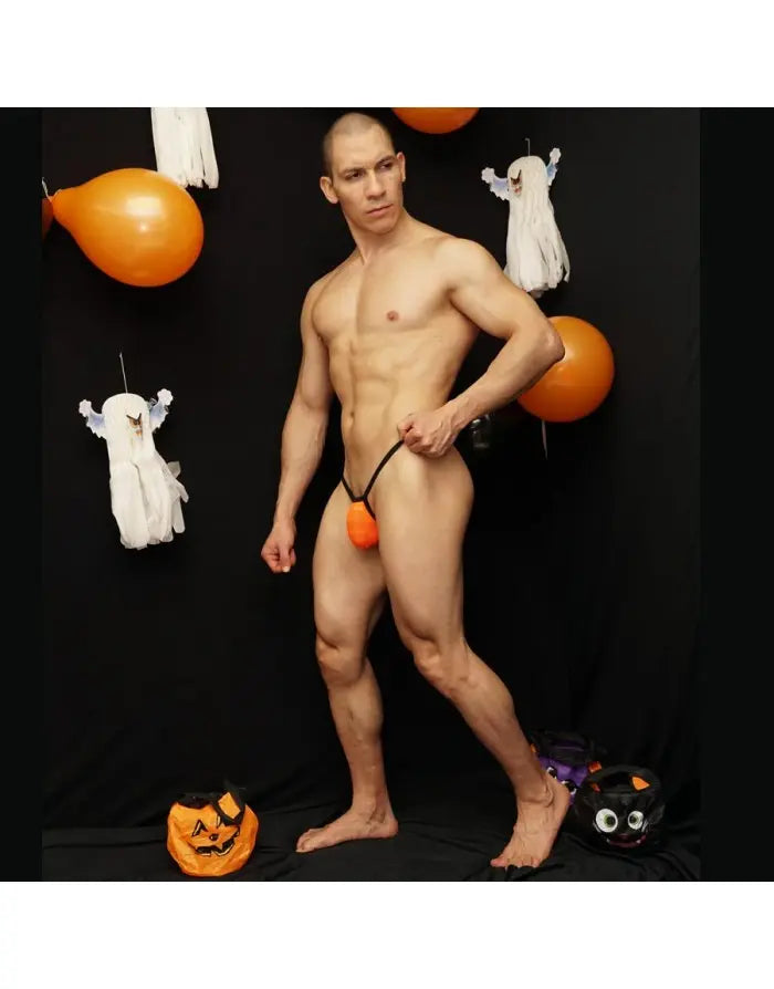 Arroyman Men's RIB Halloween Thong Underwear - RIB039S