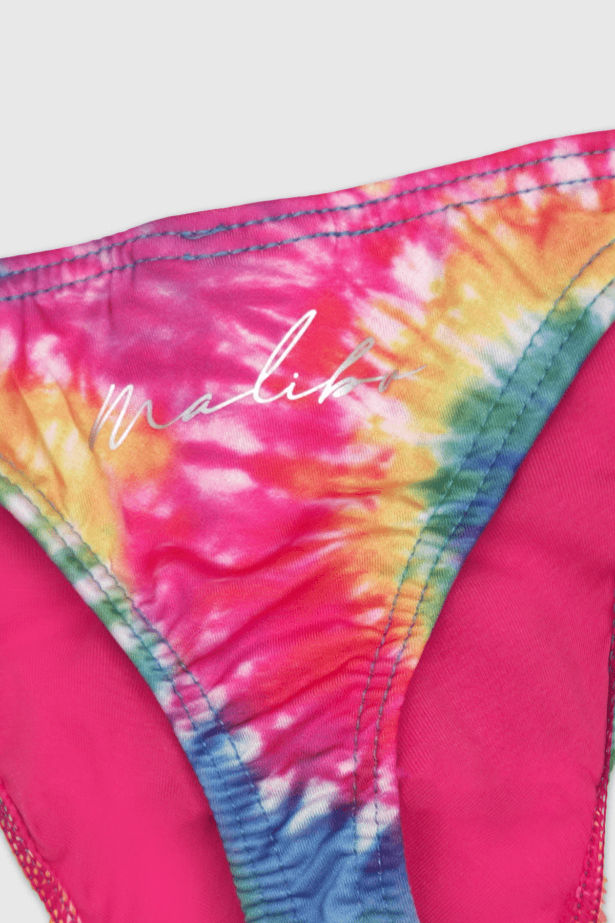 JJ Malibu Men's Cheeky Classic G-String Thong - Rainbow Tie Dye