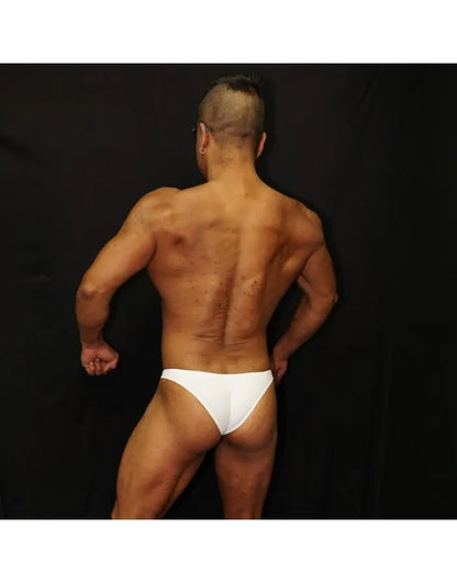 Arroyman Men's Micro Bulge Bikini Underwear - White MCR022M