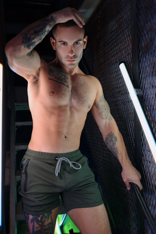 Shorts d'entraînement pour hommes Breedwell Gay Men's Trade