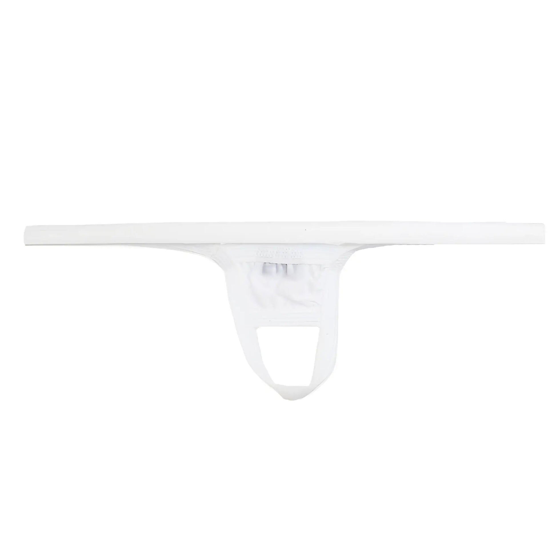 White cotton jockstrap with a simple minimalist design from U-Station ball holder model U0011-100