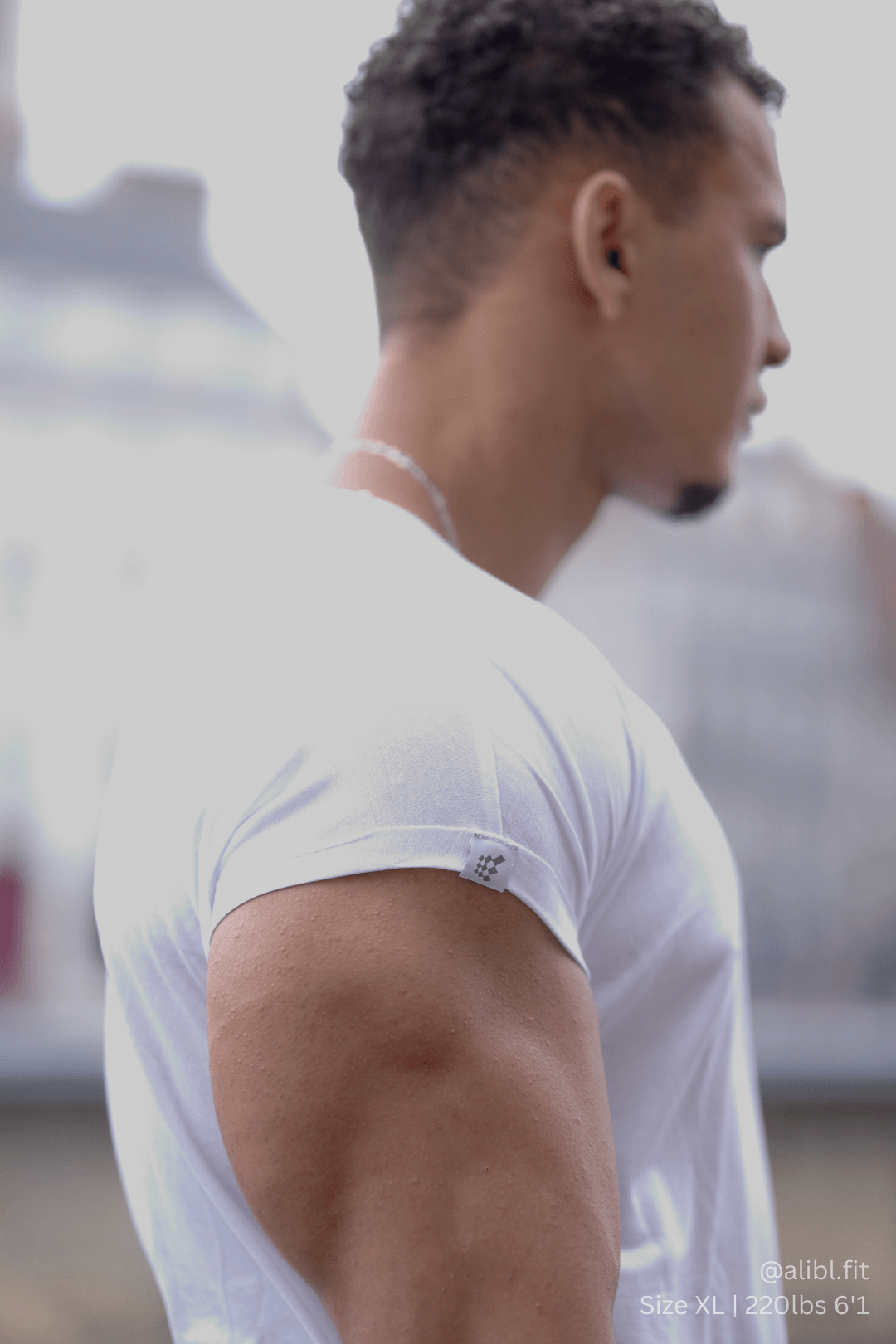 Jed North Men's Evolve Cap Sleeve Muscle T-Shirt 2.0 - Off White