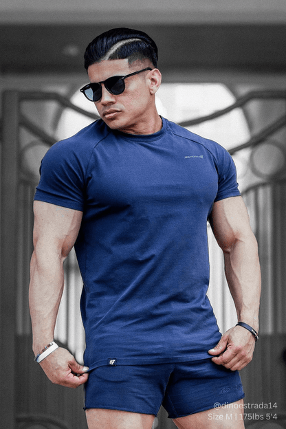 Jed North Men's Titan 2.0 Muscle-Fit T-Shirt - Navy