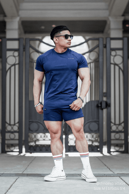 Jed North Men's Titan 2.0 Muscle-Fit T-Shirt - Navy