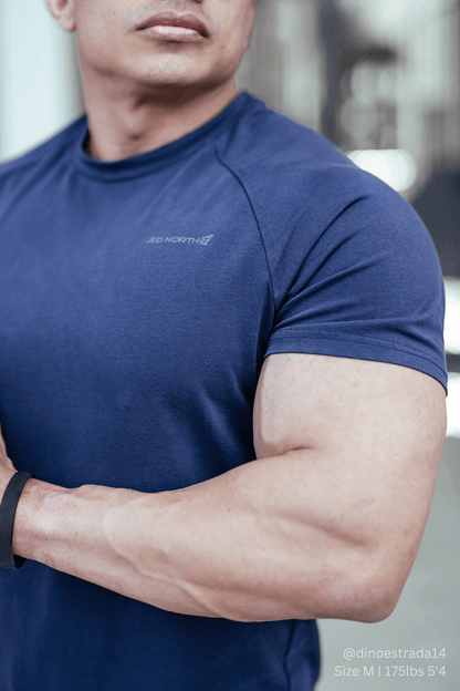 Jed North Men's Titan 2.0 Muscle-Fit T-Shirt - Navy