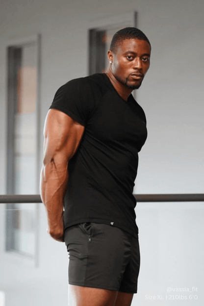 Jed North Men's Titan 2.0 Muscle-Fit T-Shirt - Black